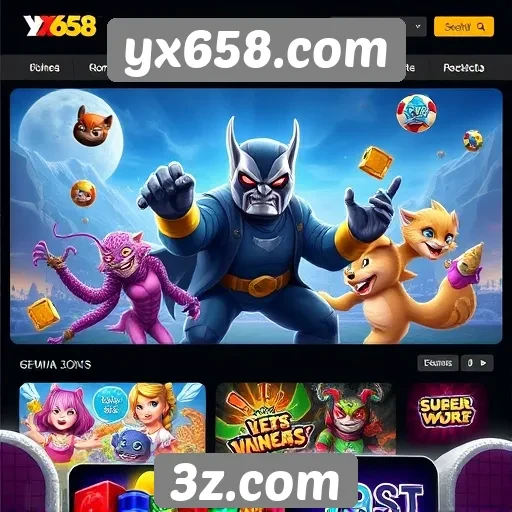 Evolução dos jogos oferecidos pelo yx658