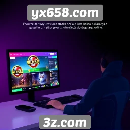 Análise das funcionalidades do site de jogos yx658.com
