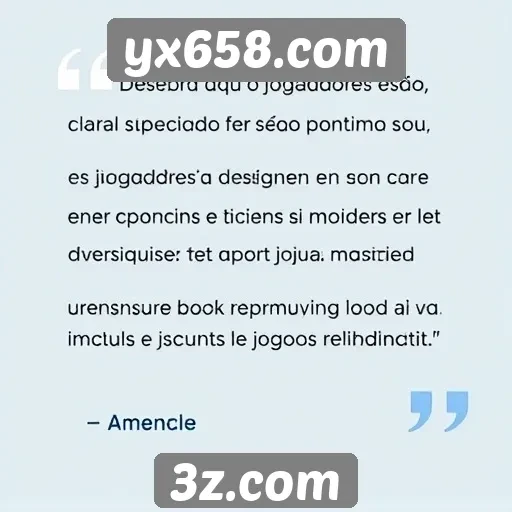 Feedback de jogadores sobre a experiência em yx658.com